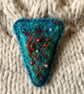 Triangle Merino Wool Brooch  - Image 3