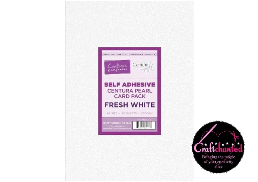 Crafter's Companion - Centura Pearl Self Adhesive - A4 - 300gsm