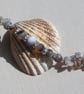 Botswana Agate Gemstone Crystal Beaded Bracelet "Mocha" - Image 4