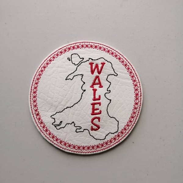791. Wales outline coaster.