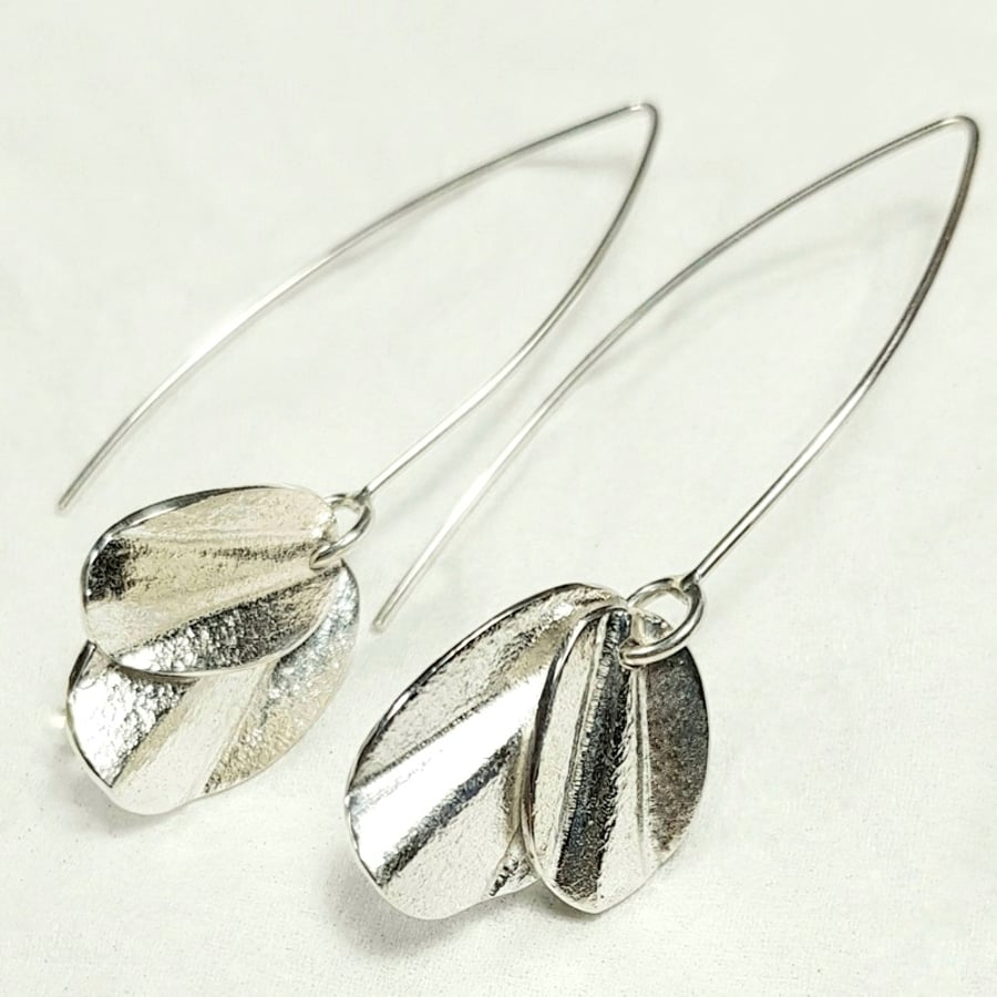 Sterling Silver Dangle Drop Earrings   (Free UK Delivery)
