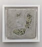Islands - Abstract Mixed Media Textile & Concrete Art - FRAMED - Image 5
