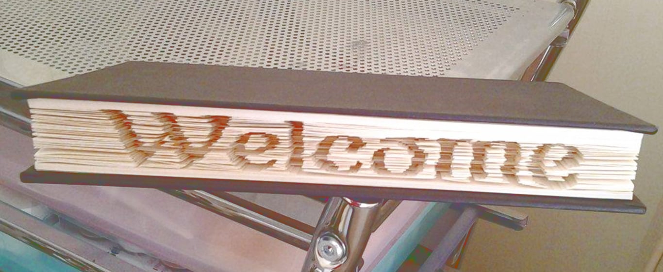 Welcome CUT & FOLD Book Folding Pattern - EMAILED PDF PATTERN