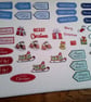 Christmas toppers for card making. Ref 410
