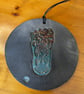 Raku footprint wall-art - Image 4
