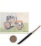 Original ACEO Miniature Watercolour Painting  of Classic Rusting Tractor  - Image 1
