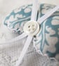 SET OF 3 WILLIAM MORRIS LAVENDER BAGS - HEART SHAPED - Image 6