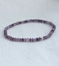 Faceted amethyst stretch bracelet, February birthday - Image 5