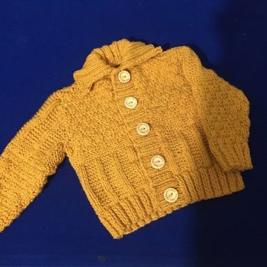 Boys Patterned cardigan - Age 3-6 months