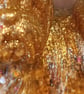 Golden Shihtzu resin gold leaf ideal birthday Christmas gift