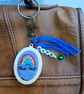 Rainbow Keyring or Bag Charm - Image 3