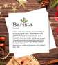 Barista Definition Christmas Card, Coffee Lover - blank inside - Image 1