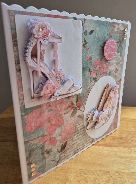 Handmade Wedding Greeting Card