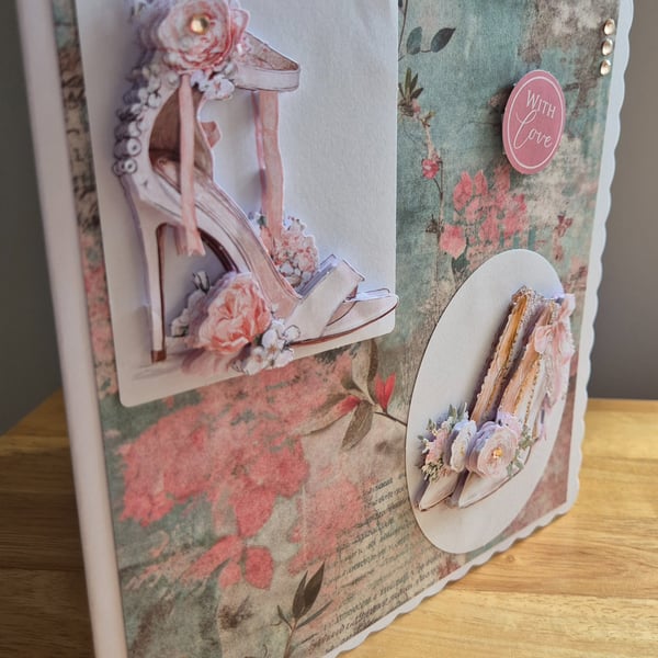 Handmade Wedding Greeting Card