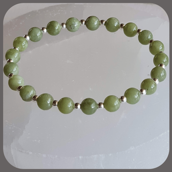Peridot and Sterling Silver bracelet