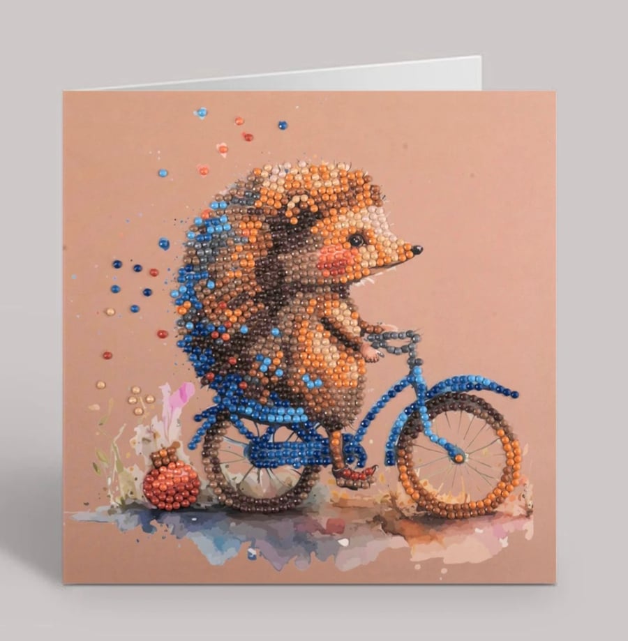 Hedgehog craft buddy diamond painting kit