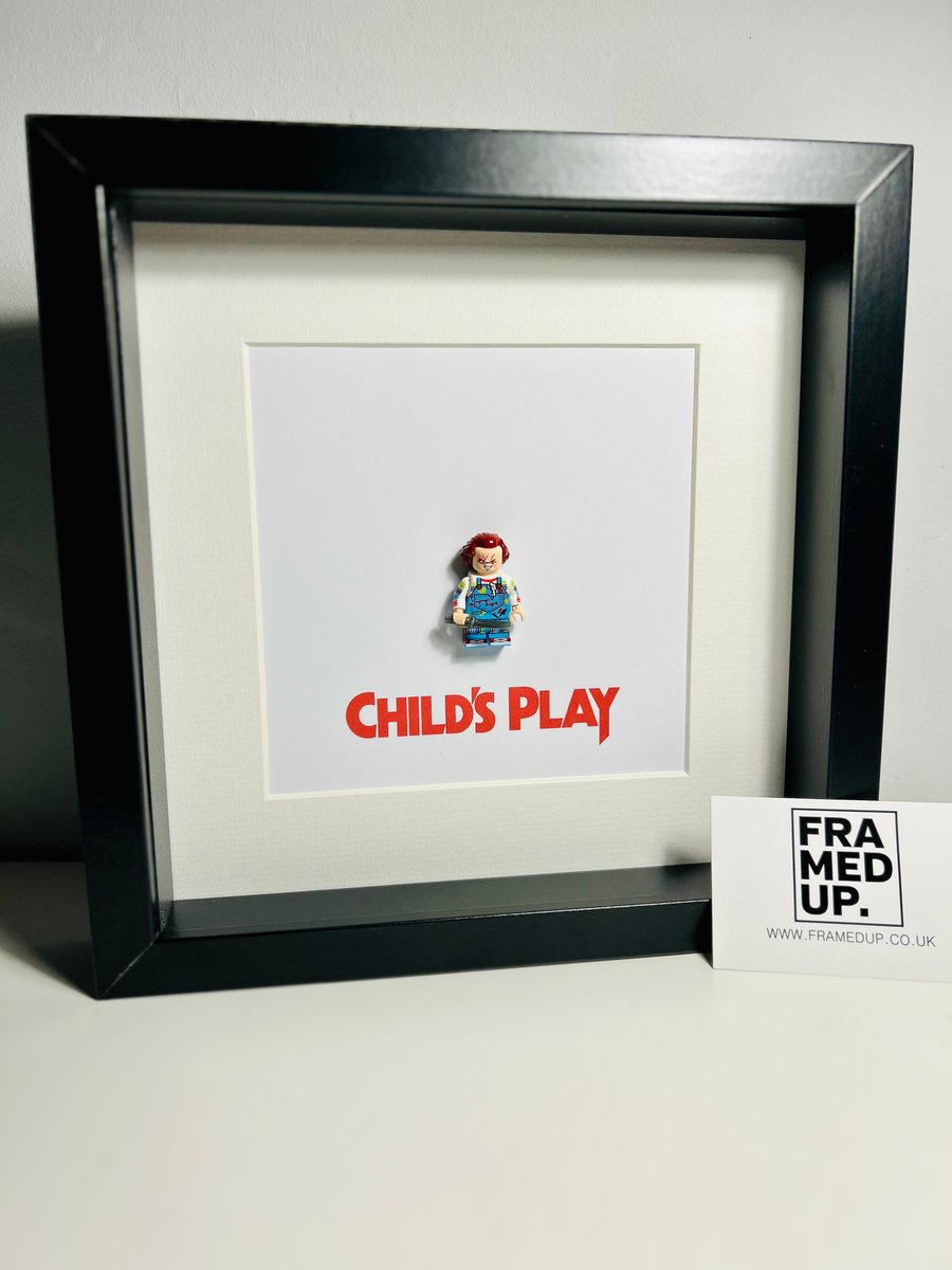 CHUCKY - CHILDS PLAY - Framed custom minifigure
