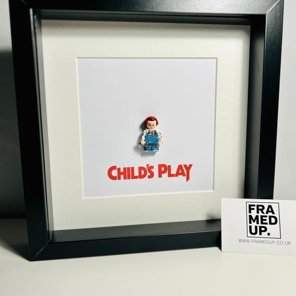 CHUCKY - CHILDS PLAY - Framed custom minifigure