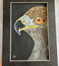Original eagle painting 5x7" wildlife artwork  - Image 4