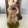 Reggie goes to the flower show