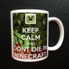 Minecraft style mug with Personalised Name or message