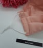 Face mask,  medium, pink satin feel, adjustable,  nose wire  - Image 9