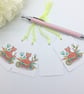 Floral Cat Gift Tags - set of 4 tags - Image 2