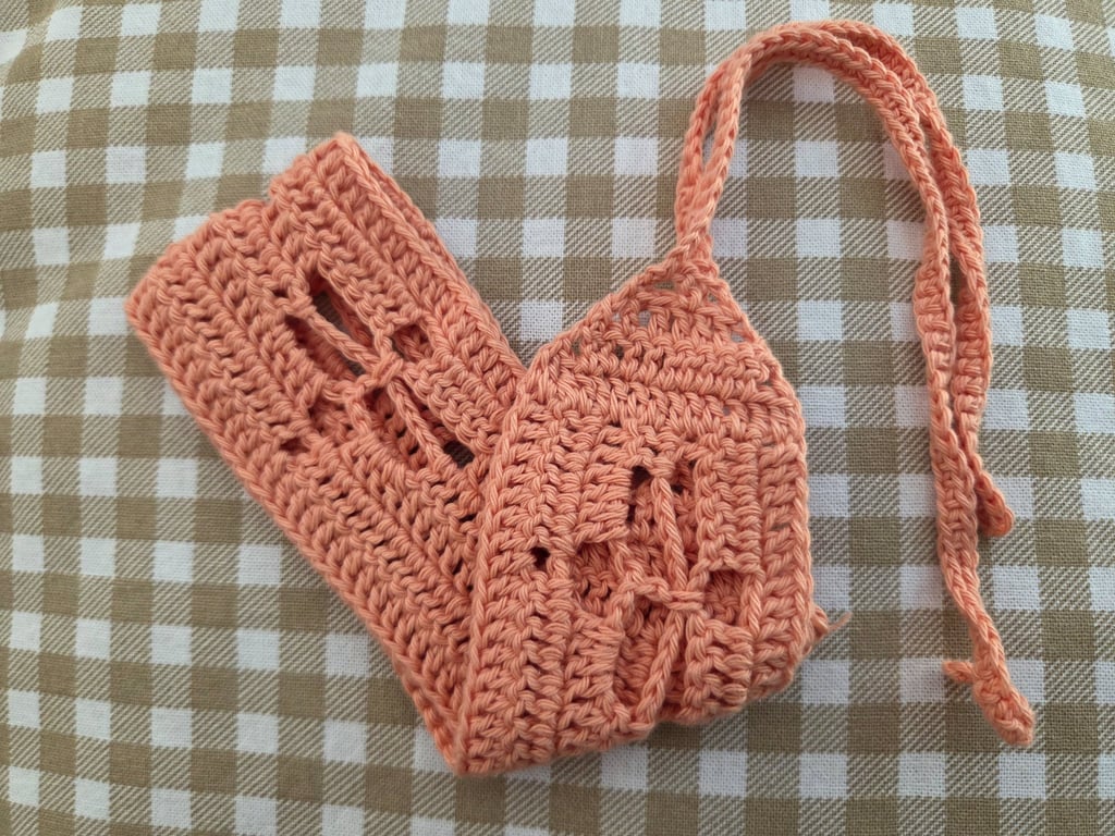 Pink Crochet Headband