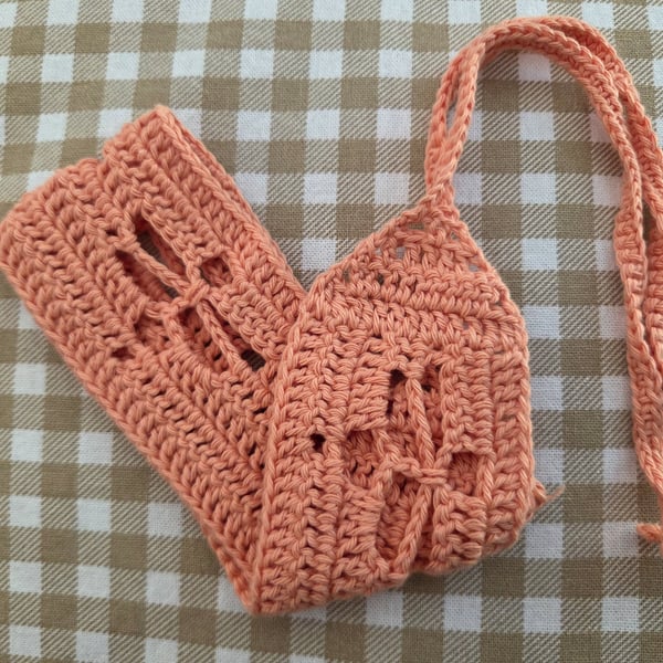 Pink Crochet Headband
