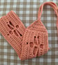 Pink Crochet Headband
