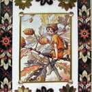 Fairy - Hand Crafted Decoupage Greeting Card - Blank - 3165