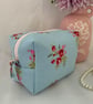 Boxy Cosmetic Bag, Square Zipped Purse, Travel Pouch, Make up Bag - Image 9
