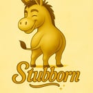 Funny Donkey Poster Cartoon Style Wall Art