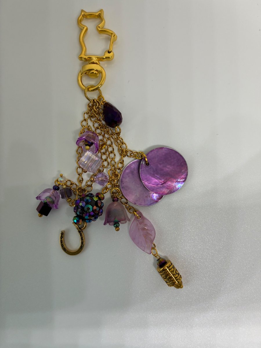 A Lilac bagcharm