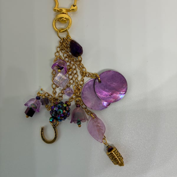 A Lilac bagcharm