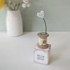 Clay Heart on a Teeny Vintage Bobbin 'its the little things'