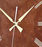 Designer made Wooden Wall Clock with a Burr Madrone Dial & Inlaid Sycamore Bezel - Image 7