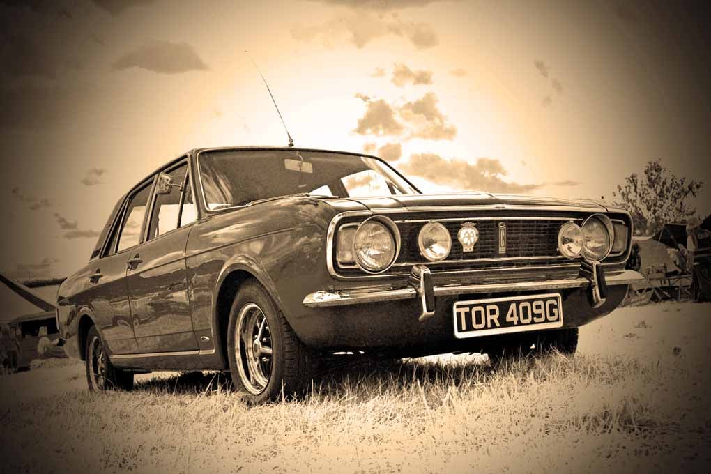 Ford Cortina MK 2 Car Photograph Print