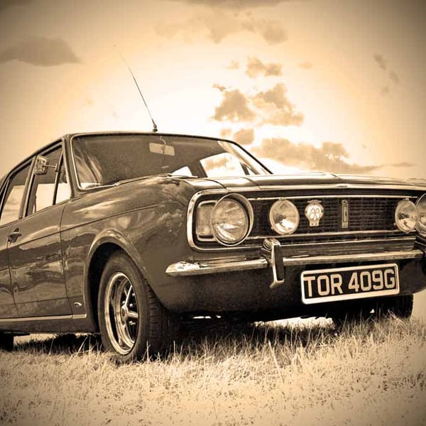 Ford Cortina MK 2 Car Photograph Print