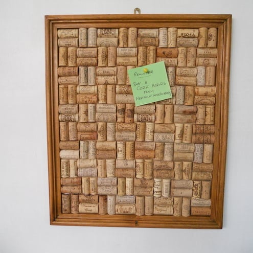 Wine Cork Notice Board