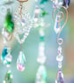 Suncatcher beautiful handmade textured wire work and sparkly beads - Image 10