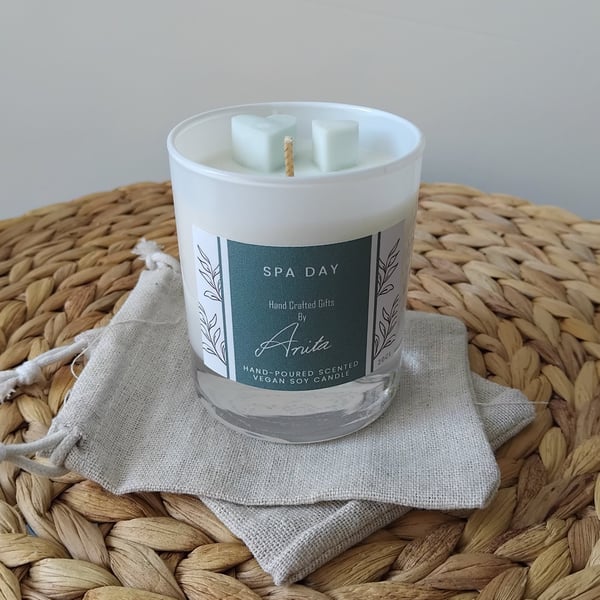 Spa Day candle