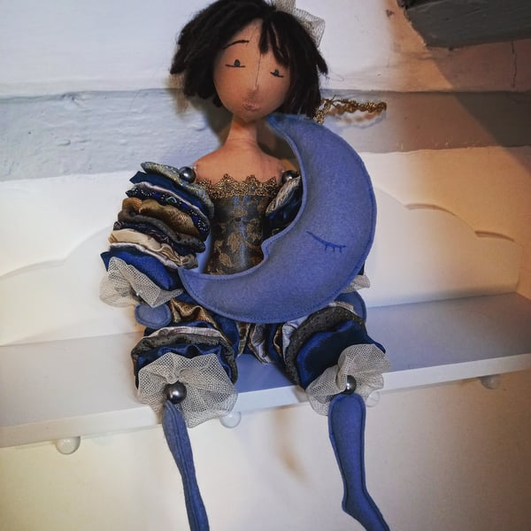 Astrid ooak cloth art doll