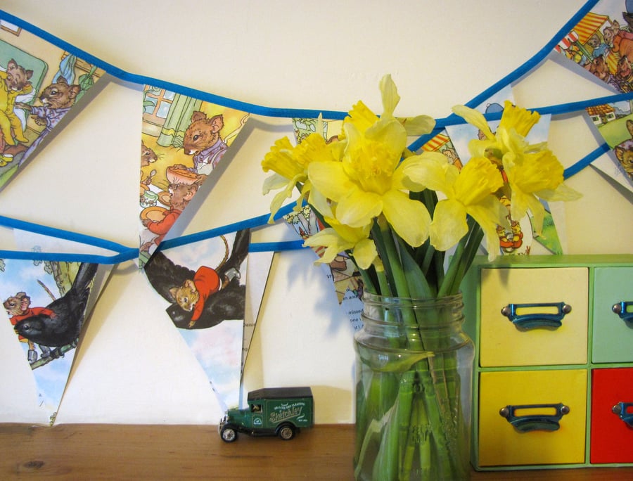 Paper Book Bunting - Lost at The Fair