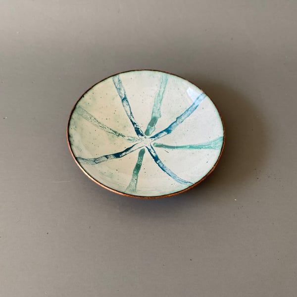 Hand Painted Enamel Bowl