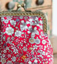 Coin purse made with Liberty cotton in the print: 'June's Meadow' in 3 colours - Image 5