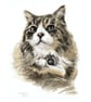 Custom A5 Pet Portrait WATERCOLOUR PAINTING - Image 1