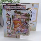 Little Girl's Z-fold Birthday Card