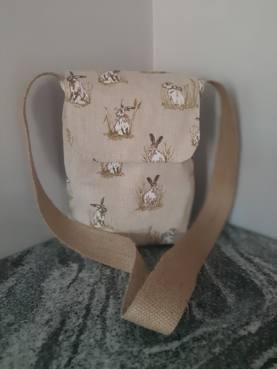 Shoulder bag - hares - nature - wildlife 