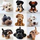Custom made crochet doggies. Unique gifts!